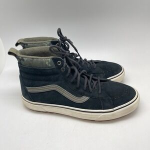 Vans Sk8-Hi MTE Shoes Mens Size 11.5 Black Camo Cold Weather Sneakers 500714